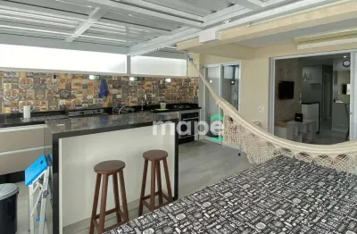 Apartamento garden com 2 dormitórios à venda, 98 m² por r$ 1.280.000,00 - ponta da praia - santos/sp