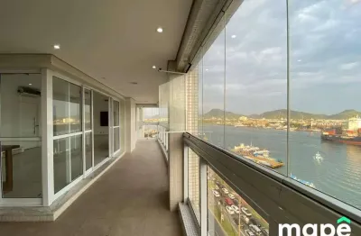 Apartamento com 3 dormitórios, 189 m² - venda por r$ 2.850.000,00 ou aluguel por r$ 17.000,00/ano - ponta da praia - santos/sp