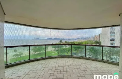 Apartamento com 4 dormitórios para alugar, 280 m² - boqueirão - santos/sp