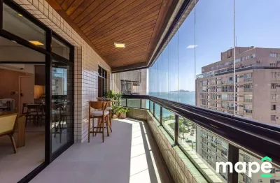 Alto padrão com vista mar! 4 suítes à venda, 291 m² - aparecida - santos/sp