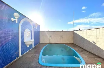 Cobertura com 4 dormitórios à venda, 360 m² por r$ 2.600.000,00 - gonzaga - santos/sp