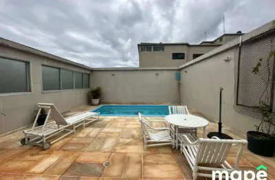 Cobertura com 3 dormitórios à venda, 324 m² por r$ 1.950.000,00 - ponta da praia - santos/sp