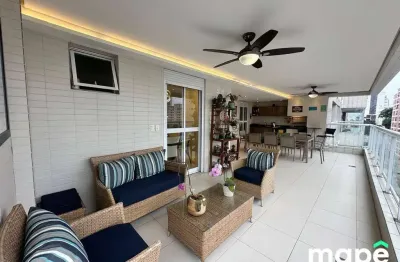 Apartamento com 3 dormitórios à venda, 167 m² por r$ 2.340.000,00 - boqueirão - santos/sp