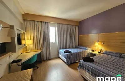 Studio com 1 dormitório à venda, 24 m² por r$ 330.000,00 - pompéia - santos/sp