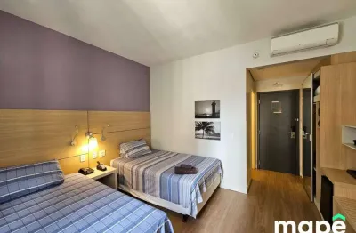 Studio com 1 dormitório à venda, 24 m² por r$ 330.000,00 - pompéia - santos/sp