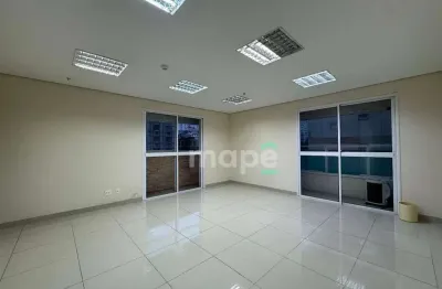 Sala para alugar, 92 m² por R$ 8.100,00/mês - Boqueirão - Santos/SP
