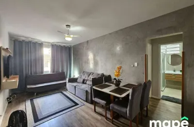 Apartamento com 1 dormitório à venda, 88 m² por r$ 549.000,00 - boqueirão - santos/sp