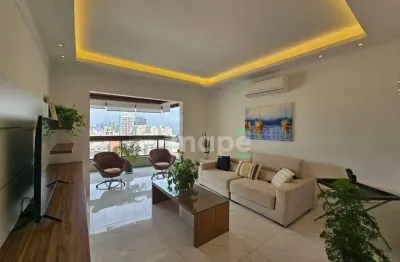 Apartamento com 3 dormitórios à venda, 174 m² por R$ 2.800.000 - Embaré - Santos/SP