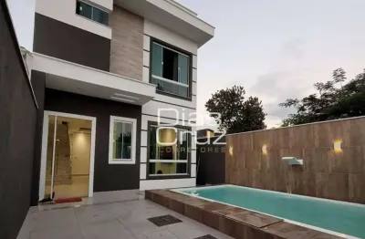 Casa com 3 quartos à venda, 130 m² por r$ 710.000 - jardim mariléa - rio das ostras/rj