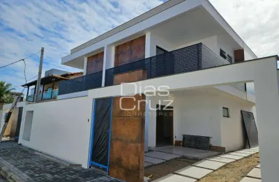 Casa vista mar com 3 quartos à venda, recreio - rio das ostras/rj