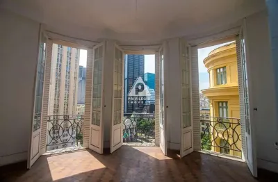 Sala comercial de 102 m² no centro do rj – frente, 3 quartos, 4 ambientes