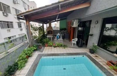 Apartamento duplex a venda, 4 quartos, 4 suítes, 2 banheiros, 2 vagas, 183m², tijuca - rj.