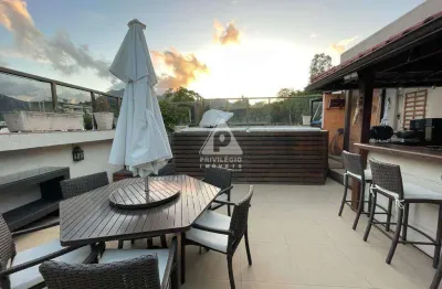 Cobertura à venda, 3 quartos, 1 suíte, 2 vagas, tijuca - rio de janeiro/rj