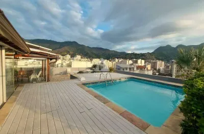 Cobertura linear com 4 quartos, 4 vagas no andaraí à venda