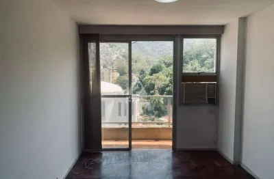 Apartamento residencial à venda no cosme velho, dois quartos uma suite 90 m2 vista livre com vaga - rio de janeiro (zona sul)