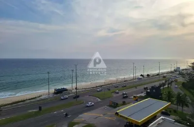 Vists lateral direita frente praia , entre posto 7 e 8 ,barra da tijuca. apart hotel com serviço de hotelaria. 1 quarto ,banheiro,sala em dois ambient