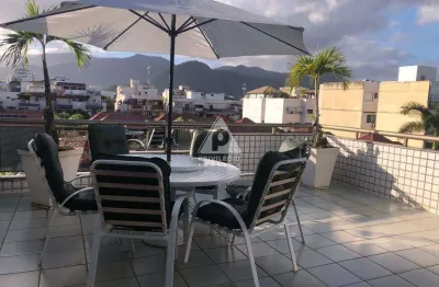 Viva com estilo! cobertura 3 quartos, lazer privativo e perto da praia do recreio.