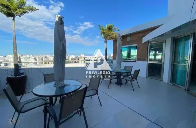 Cobertura à venda, 4 quartos, 4 suítes, 3 vagas, barra da tijuca - rio de janeiro/rj