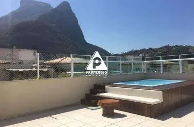 Cobertura à venda, 2 quartos, 2 suítes, 3 vagas, barra da tijuca - rio de janeiro/rj