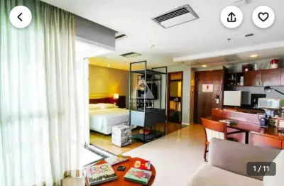 Wyndham rio barra - apart hotel decorado, com sala, quarto, varanda - praia
