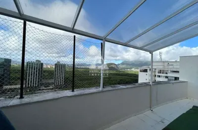 Cobertura duplex à venda, 02 quartos, 01 suíte, 03 vagas, way península, barra da tijuca - rio de janeiro/rj