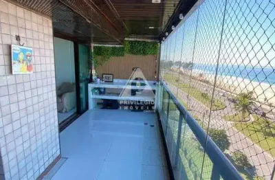 Apartamento para venda frontal mar na melhor localização da praia do recreio