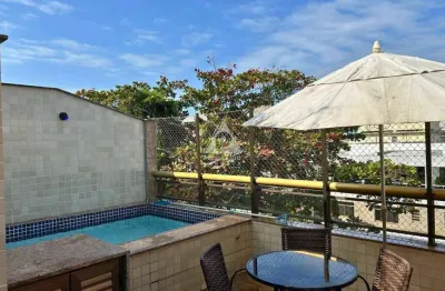 Cobertura duplex com 4 quartos com área privativa, com 2 vagas de garagem a venda no jardim oceânico !!!