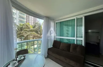 Flat à venda, 01 quarto, 01 vaga, vista mar, wyndham, fora do pool, barra da tijuca - rio de janeiro/rj