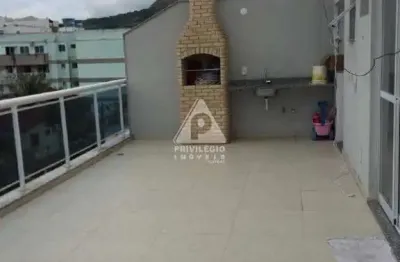 Cobertura linear, 3 suítes, recreio dos bandeirantes -163m² - 04 vagas - piscina