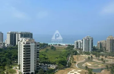 Apartamento à venda, 01 quarto, 01 suíte, 01 vaga, vista mar, parque das rosas, barra da tijuca - rio de janeiro/rj