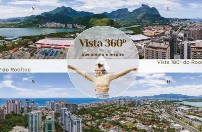 Apartamento tipo estúdio e lazer completo na charmosa torre niemeyer 360 - barra da tijuca