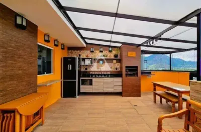 Cobertura duplex de 3 quartos com lazer privativo e piscina - recreio