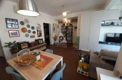 Apartamento à venda, 2 quartos, suíte, reformado, vaga na escritura, botafogo, rio de janeiro, rj