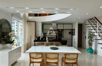 Apartamento duplex à venda, 02 quartos, 01 suíte, 01 vaga, barra da tijuca - peninsula - mandarim