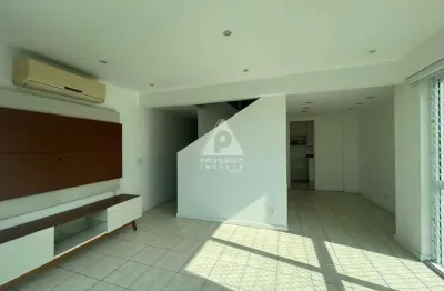 Apartamento duplex à venda, 02 suítes, 01 vaga, vista livre, mundo novo, barra da tijuca - rio de janeiro/rj