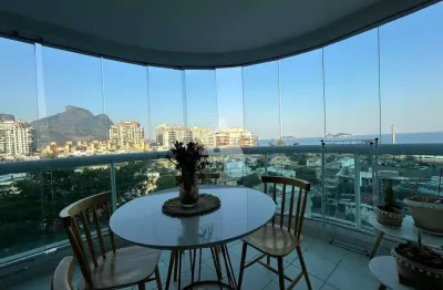 Flat à venda, 01 quarto, 01 vaga, vista mar, wyndham, fora do pool, barra da tijuca - rio de janeiro/rj