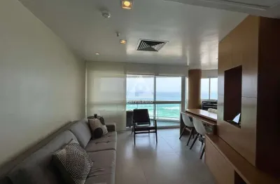 Flat à venda, 02 quartos, 01 suíte, 01 vaga, frontal mar, wyndham, fora do pool, barra da tijuca - rio de janeiro/rj