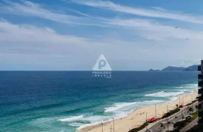 Incrível cobertura duplex na barra da tijuca, com vista mar, 130m²
