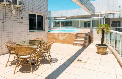 Cobertura linear à venda, 3 quartos, 1 suíte, 2 vagas, recreio dos bandeirantes - rio de janeiro/rj