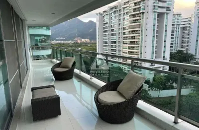 Apartamento à venda, 04 quartos, 04 suítes, 03 vagas, barra da tijuca península