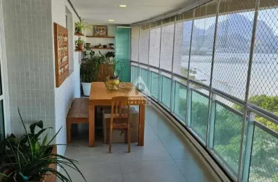 Apartamento com 3 quartos, vista deslumbrante e 2 vagas no saint martin - península - barra da tijuca