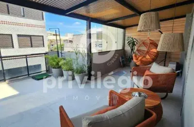 Cobertura duplex à venda, 5 quartos, 3 suítes, 2 vagas, recreio dos bandeirantes - rio de janeiro/rj