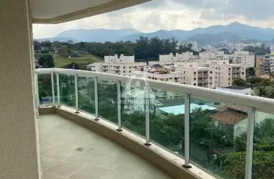 Cobertura duplex exclusiva no pechincha – 4 quartos, 2 suítes, vista montanha, 152m²