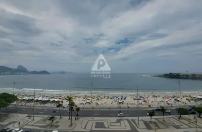 Apartamento a venda: av. atlântica, vista mar, 4 quartos sendo 1 suíte, 2 vagas, 344 m², posto 6.