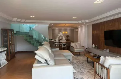 Casa em condomínio no recreio dos bandeirantes – 4 quartos, 4 suítes, 3 vagas, venda r$3.500.000