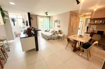 Apto 2 quartos. suite. varanda. rua tranquila. junto ao shopping plaza botafogo, prédio novo