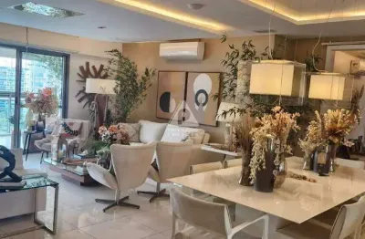 Apartamento de 260 m² na barra da tijuca — 4 suítes- 3 vagas, lazer completo- santa mônica jardins