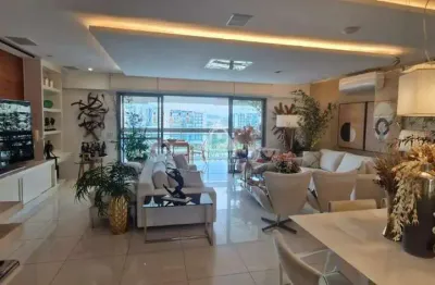 Apartamento de 260 m² na barra da tijuca — 4 suítes- 3 vagas, lazer completo- santa mônica jardins