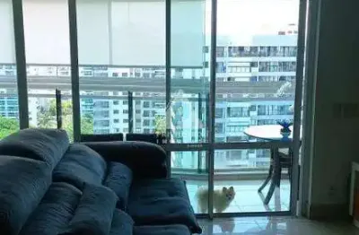 Cobertura duplex - 3 quartos - 3 suítes - 3 vagas - 262m² - 5 banheiros - infra estrutura completa - aquarela - barra da tijuca