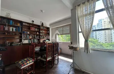 Apartamento original 3 quartos, dependência completa, vista livre copa das árvores na av rui barbosa - flamengo